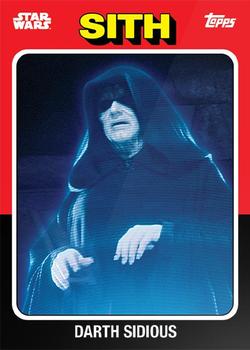2024 Topps Throwback Thursday Star Wars #37 Darth Sidious Front