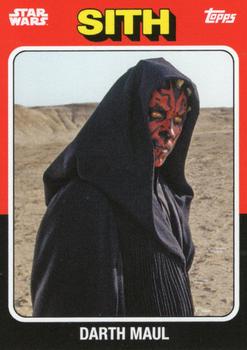 2024 Topps Throwback Thursday Star Wars #41 Darth Maul Front