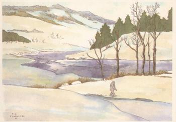 1996 Dark Horse Paul Chadwick Watercolors #31 Winter Front