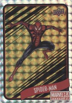 2021-22 Upper Deck Marvel Annual - Backscatters Gold #B13 Spider-Man Front