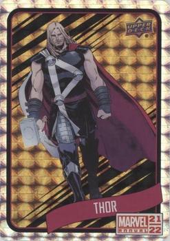 2021-22 Upper Deck Marvel Annual - Backscatters Gold #B14 Thor Front