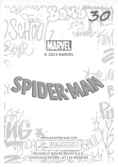 2023 Panini Marvel Spider-Man Welcome to the Spider-Verse Sticker Collection #30 Dr. Octopus Back