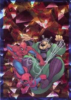 2023 Panini Marvel Spider-Man Welcome to the Spider-Verse Sticker Collection #57 Spider-Man / Spider-Ham Front