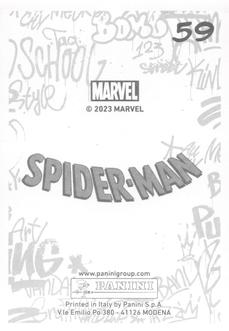 2023 Panini Marvel Spider-Man Welcome to the Spider-Verse Sticker Collection #59 Spider-Ham / Venom Back