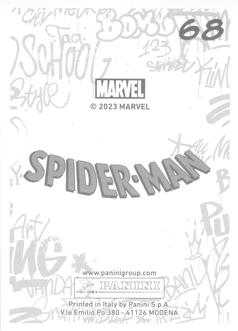 2023 Panini Marvel Spider-Man Welcome to the Spider-Verse Sticker Collection #68 Silk Back