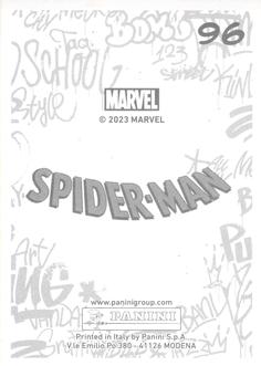 2023 Panini Marvel Spider-Man Welcome to the Spider-Verse Sticker Collection #96 Spider-Girl Back