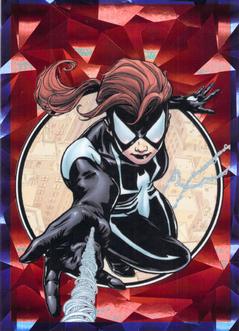 2023 Panini Marvel Spider-Man Welcome to the Spider-Verse Sticker Collection #101 Anya Corazon Front