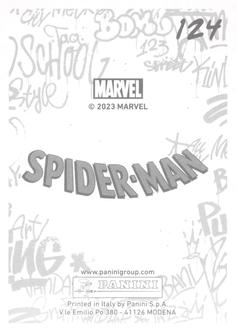 2023 Panini Marvel Spider-Man Welcome to the Spider-Verse Sticker Collection #124 Spider-UK Back