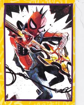 2023 Panini Marvel Spider-Man Welcome to the Spider-Verse Sticker Collection - Cards #C15 Spider-Punk Front