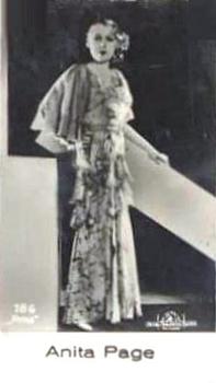 1930 Cloetta Örn Cacao #186 Anita Page Front