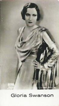 1930 Cloetta Örn Cacao #278 Gloria Swanson Front