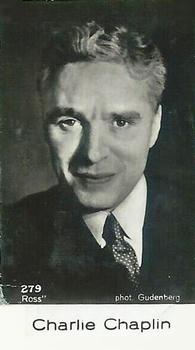 1930 Cloetta Örn Cacao #279 Charlie Chaplin Front