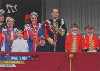 2023 Topps Now Coronation Day #003 The Royal Family Front