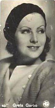 1930 Ergo-Cacao Marabou Filmserie #40 Greta Garbo Front