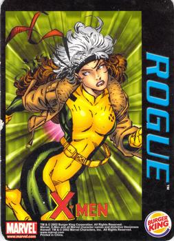 2002 Burger King X-Men #NNO Rogue Front