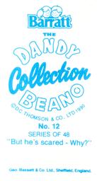 1990 Barratt The Dandy Beano Collection #12 