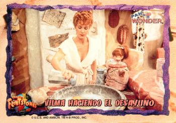 1994 Pan Wonder The Flintstones (Spanish) #NNO Vilma Haciendo El Desayuno Front