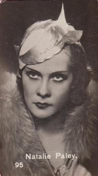 1930 Coralli Film Stars #95 Natalie Paley Front