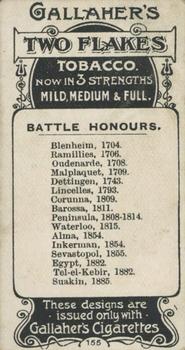 1899 Gallaher Regimental Colours & Standards #155 The 2nd Bat. Grenadier Guards Back