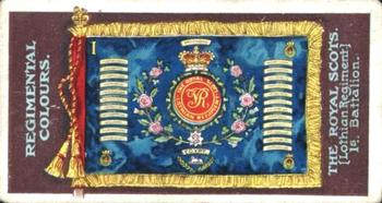 1899 Gallaher Regimental Colours & Standards #168 The Royal Scots (Lothian Regiment) 1st Battalion Front