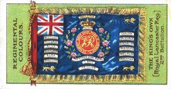 1899 Gallaher Regimental Colours & Standards #171 The King's Own (Royal Lancaster Reg.) 2nd Battalion Front
