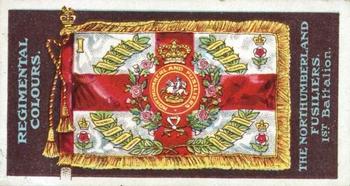 1899 Gallaher Regimental Colours & Standards #172 The Northumberland Fusiliers 1st Battalion Front