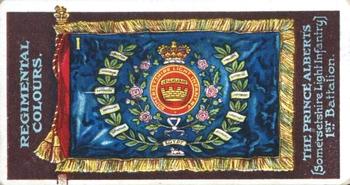 1899 Gallaher Regimental Colours & Standards #179 The Prince Albert's (Somersetshire Light Infantry) 1st Battalion Front