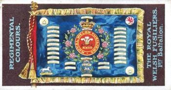 1899 Gallaher Regimental Colours & Standards #180 The Royal Welsh Fusiliers 1st Battalion Front