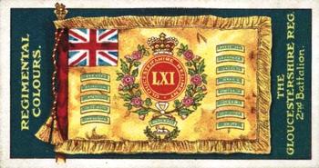 1899 Gallaher Regimental Colours & Standards #182 The Gloucester Reg. 2nd Battalion Front