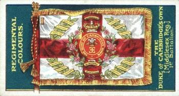 1899 Gallaher Regimental Colours & Standards #188 The Duke of Cambridge's Own (Middlesex Reg.) 1st Battalion Front