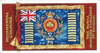 1899 Gallaher Regimental Colours & Standards #197 The Royal Munster Fusiliers 1st Battalion Front