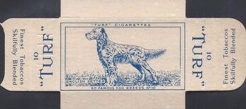 1952 Turf Famous Dogs Breeds - Uncut Singles #10 English Setter Front