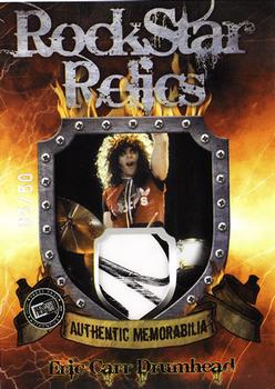 2009 Press Pass Kiss 360 - Rock Star Relics Silver Foil #RR-EC Eric Carr Front