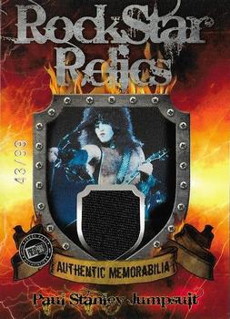 2009 Press Pass Kiss 360 - Rock Star Relics Silver Foil #RR-PS3 Paul Stanley Front