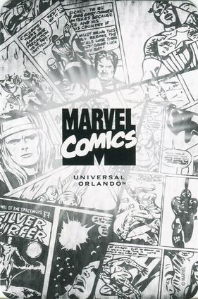 2012 Universal Studios Marvel Comics Playing Cards #9♣ Iron Man Back
