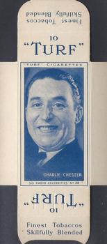 1947 Turf Radio Celebrities - Uncut Singles #38 Charlie Chester Front