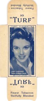 1947 Turf Film Stars - Uncut Singles #3 Judy Garland Front