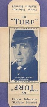 1947 Turf Film Stars - Uncut Singles #5 Humphrey Bogart Front