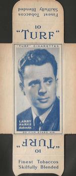 1947 Turf Film Stars - Uncut Singles #6 Larry Parks Front