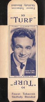 1947 Turf Film Stars - Uncut Singles #8 Dane Clark Front