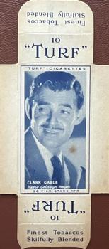 1947 Turf Film Stars - Uncut Singles #15 Clark Gable Front
