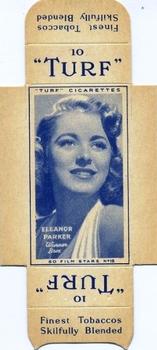 1947 Turf Film Stars - Uncut Singles #18 Eleanor Parker Front