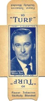 1947 Turf Film Stars - Uncut Singles #21 Errol Flynn Front