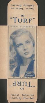 1947 Turf Film Stars - Uncut Singles #22 Lizabeth Scott Front
