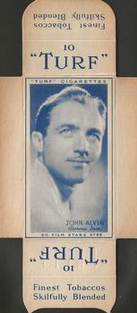 1947 Turf Film Stars - Uncut Singles #25 John Alvin Front
