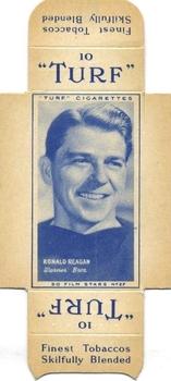 1947 Turf Film Stars - Uncut Singles #27 Ronald Reagan Front
