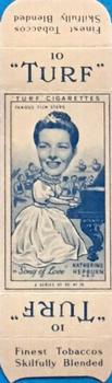1949 Turf Famous Film Stars - Uncut Singles #15 Katharine Hepburn Front