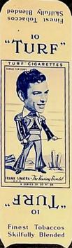 1949 Turf Famous Film Stars - Uncut Singles #38 Frank Sinatra Front