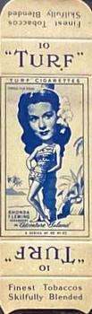1949 Turf Famous Film Stars - Uncut Singles #45 Rhonda Fleming Front