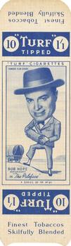 1949 Turf Famous Film Stars - Uncut Singles #21 Bob Hope Front